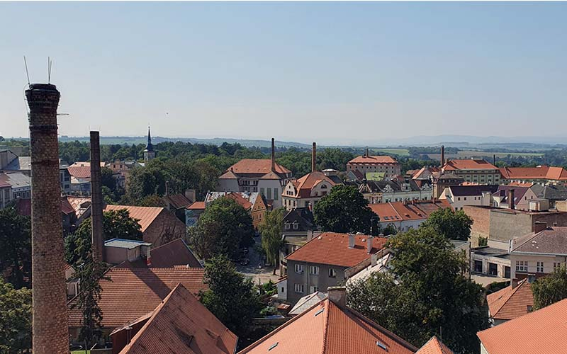 Die vielen Schornsteine von Žatec