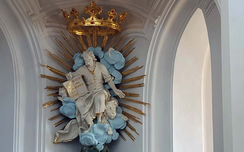 Der Evangelist Markus mit dem Löwen