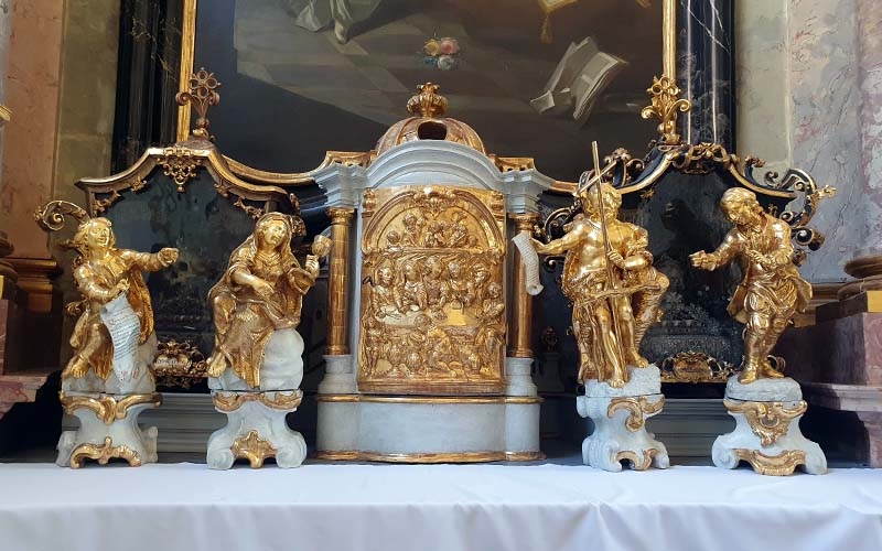 In der Stiftskirche Stift Želiv