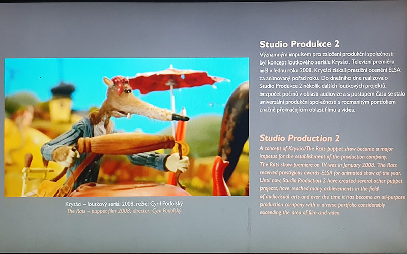 Die Filmstudios von Zlín (früher Gottwaldov) sind heute noch berühmt