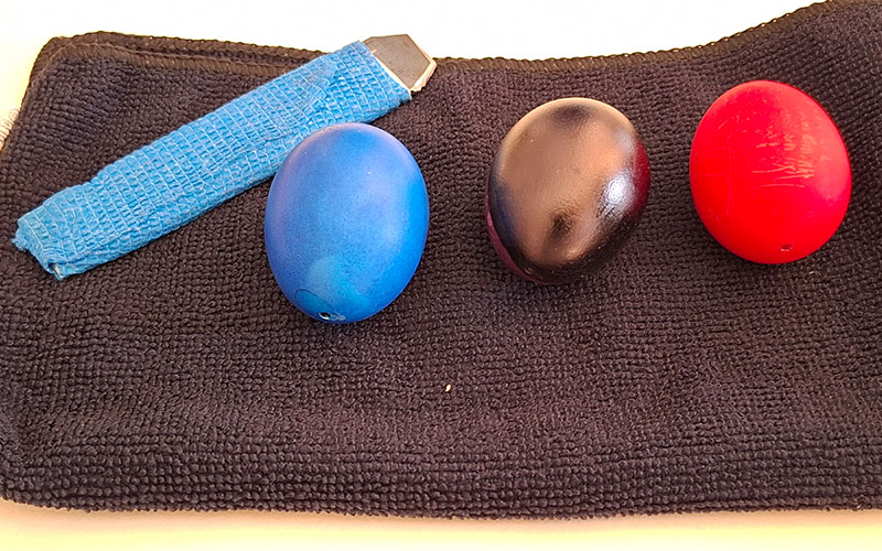 Werkzeug und "Ausgangsmaterial" brachte Frau Zieserl mit