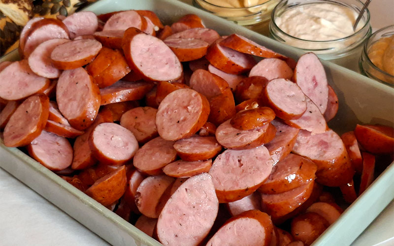 Eine Spezialität aus Slowenien: Die Krainer Wurst