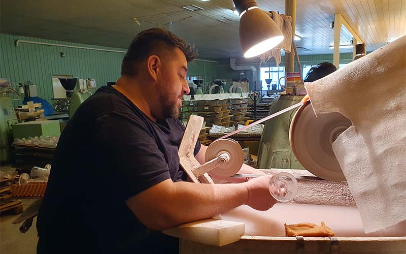 Viel ist noch immer Handarbeit ...