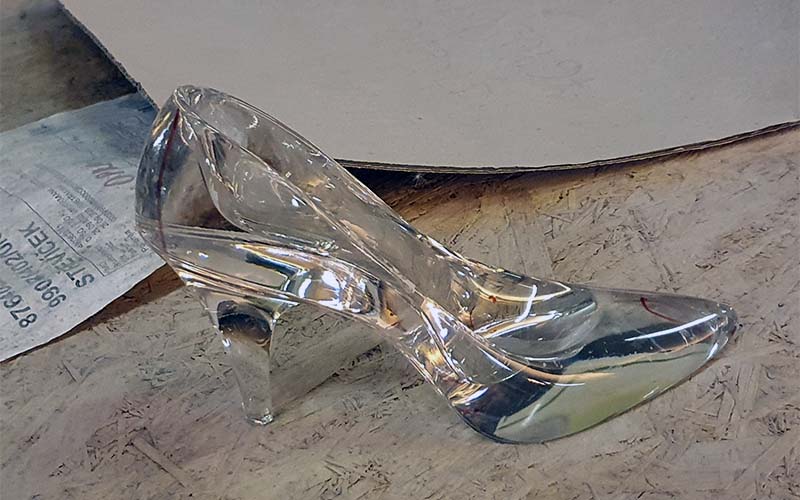 Der Glasschuh von Cinderella