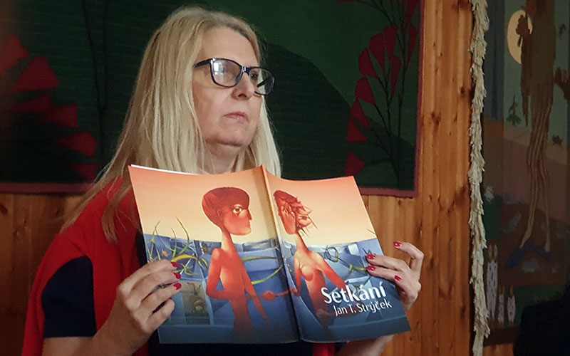 Jan T. Strýček war einige Zeit Leiter der Mährischen Gobelin-Manufaktur