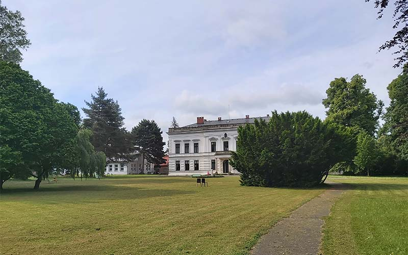 Noch ein Blick zurück zur Villa