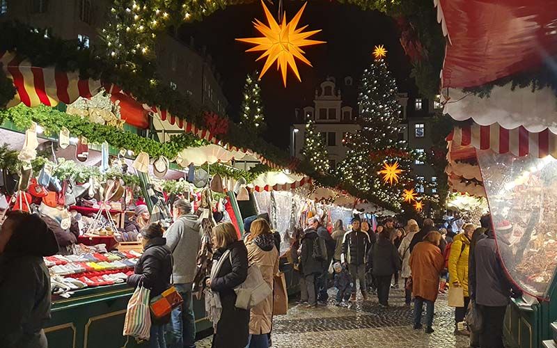 Im weihnachtlichen Leipzig