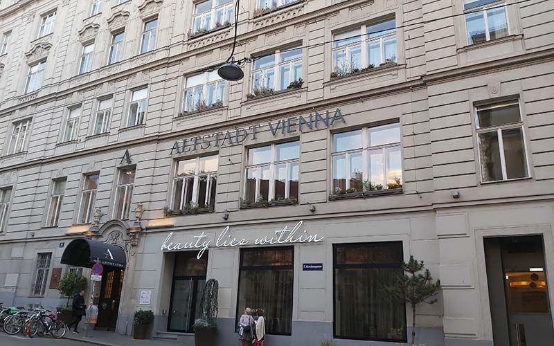 Am Spittelberg findet ihr das Hotel Altstadt Vienna