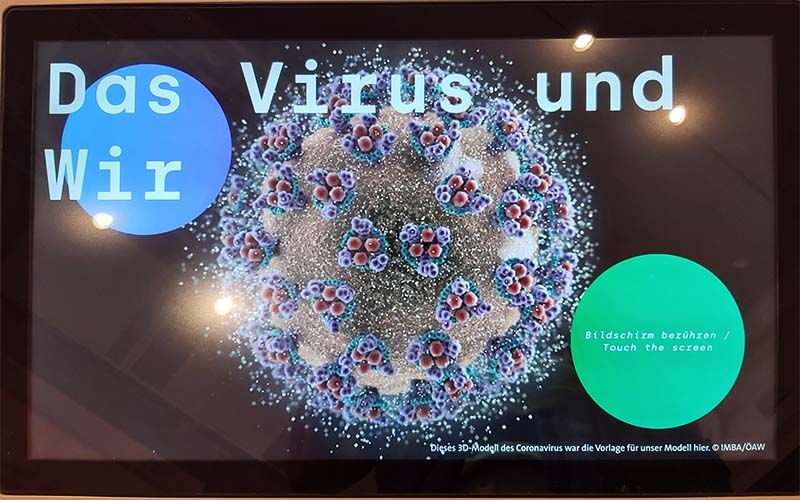 Das Virus und wir - die neue Wissensstation auf Deck 50 im Naturhistorischen Museum Wien