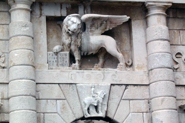 Der venezianische Löwe ist auch in Zadar zu sehen
